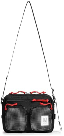Topo Designs, Unisex, Blocktasche, Schwarz/Gitter, One Size, Blocktasche