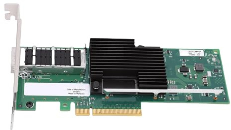 Yanmis 40GbE PCIE-Netzwerkkarte mit Unterstützung für Einen Einzelnen QSFP+-Port für XL710AM1-Controller, PCIe3.0-X8-Ethernet-Adapter für Servervirtualisierungs-Rechenzentren