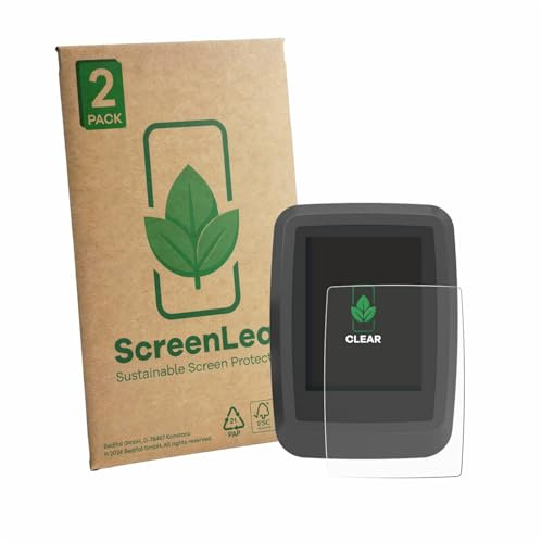 ScreenLeaf 2 Stück Schutzfolie für Ananda D16 TFT-Display [nachhaltiger Displayschutz, Folie, transparent, kratzfest]