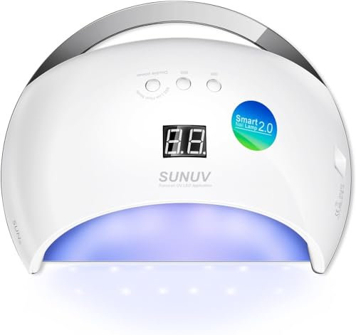 Lampada UV LED Unghie Professionale, SUNUV Asciuga Unghie e Lampade UV Fornetto Unghie Semipermanente per Gel SUN6