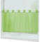 Joyswahl Scheibengardine Voile Bistrogardine »Eva« Unifarbige Kurzstore Transparente Gardine Stores HxB 60x120cm Grün 1er Pack
