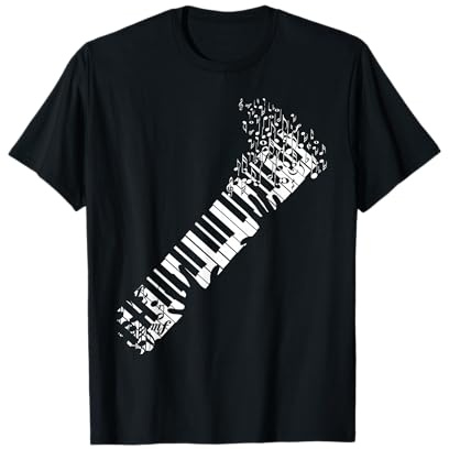 Piano Music T-Shirts Geschenke für Tastatur Player Musiker T-Shirt