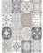 FoLIESEN - Fliesenaufkleber | selbstklebende Fliesen-Folie für Bad & Küche | Deko Klebe-Folie für Wandfliesen Küchenrückwand & Bordüren | Patchwork No.9, .:15x20 cm / 16-tlg. Set
