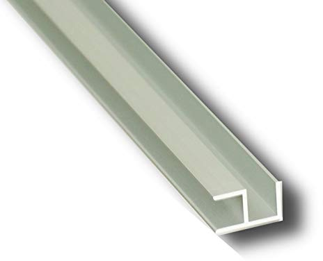 Aluminium Eck-Profil Eloxiert Alu Schiene Aluprofil 20x10x9x1,5 mm 2000mm