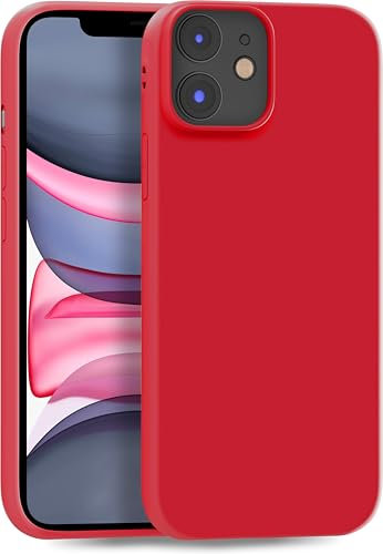 MyGadget Funda para iPhone 11 en Silicona TPU - Carcasa Slim & Flexible - Case Resistente Antigolpes y Anti choques - Ultra Protectora - Color Rojo