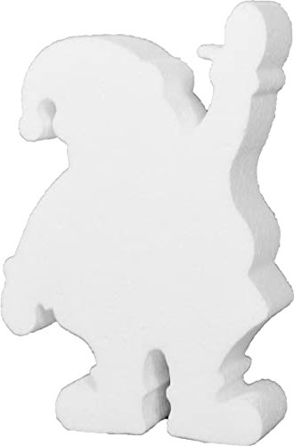 Styroporform Weihnachtsmann 20cm Dekofigur