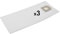 3x Vliesbeutel (6-lagig) passend für Nilfisk Multi 20 (CR, Inox, T Inox), Multi 30