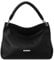 Tuscany Leather TLBag Schultertasche aus weichem Leder Schwarz