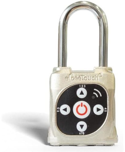 eGeeTouch Smart Mini Vorhängeschloss (Silber)