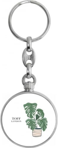 Toff London Monstera Plant Keyring