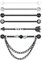 Funseedrr 5-6er Industrial Barbell Piercing Stab 38mm Edelstahl 14 Gauge Ohr Piercing Schmuck