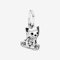 Jane Aigle 925 Sterling Silber Charm Bead Love Pets Hund Katze Pfotenabdruck Anhänger Charms Fit Pandora Armbänder Frauen DIY Schmuck