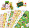 HOWAF Schulanfang Geschenkpapier Kinder, Schulkind Geschenkpapier Einschulung Geschenkpapier ABC Schultüte Schulanfang Deko Geschenk Verpackung Einschulung Deko für Junge Mädchen, 50 x 70 cm, 8 Bögen