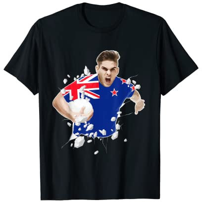 Neuseeländisches Rugby-Trikot | 2021 Neuseeland Rugby T-Shirt