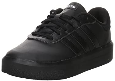 adidas Femme Court Platform Shoes, Core Black/Core Black/Cloud White, 42 EU
