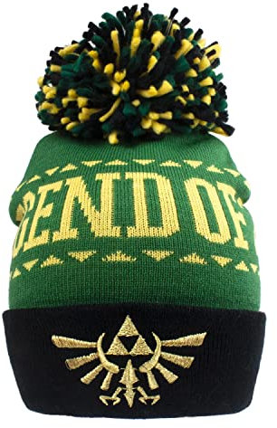 Heroes Inc. Unisex Gorro Con Logo Legend of Zelda Baskenmütze, Verde,