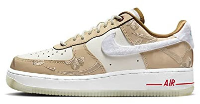 Nike Air Force 1 FD4341-101 Trainers Beige da Donna, beige, 5