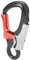 Tnfeeon Karabinerhaken, Kletterkarabiner Feinpoliert 35KN Heavy Duty Zum Klettern für Camping (Schwarz Rot)