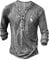 NQyIOS Mens Casual Shirts Sale Mens Long Sleeve Henley Shirt Cotton Linen Beach Yoga Loose Fit Henleys Tops Baggy Casual Hippie V Neck T Shirts Mens Casual Jumpers V Neck Tunic Blouse Grey