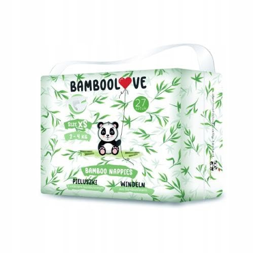 BAMBOOLOVE Einwegwindeln XS (2-4kg), 27pcs