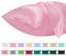 Lirex 2er Set Satin Kissenbezug 40x80cm, kissenbezüge, Weich wie Seiden Kissenbezug, Satin Kopfkissenbezug Kissenhülle für Haar und Haut kommt，Oeko-TEX Zertifiziert, Sakura Rosa