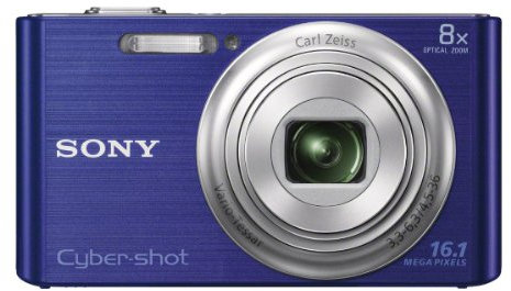 Sony Cyber-Shot DSC-W730 Digital Camera, Blue (Renewed)