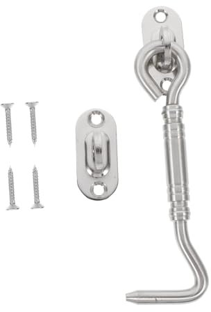 Artibetter 1ensemble Verrou De Porte De Grange Acier Inoxydable Serrure Robuste Pour Portes Coulissantes Et Portillons Sécurité Renforcée Pour Intérieur Et Extérieur Design Vintage Pour
