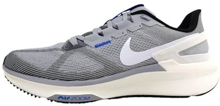Nike Structure 25 - Tenis de correr para hombre (DJ7883-011, gris humo/gris lobo/vela/blanco) talla 8, Gris ahumado/gris lobo/vela/blanco, 41 EU
