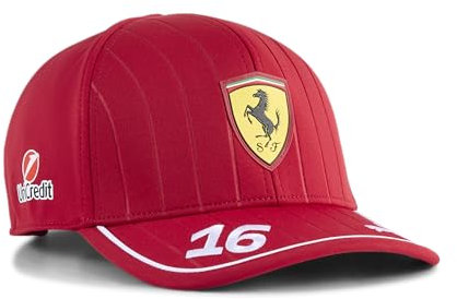 PUMA Scuderia Ferrari F1 Cappellino Charles Leclerc 2025 - Rosso - Taglia Unica