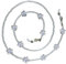 GALPADA Collier En Cristal De Fleur De Prunier Cordon Décoratif Élégant Pour Lunettes Et Masque