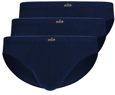 SCHÖLLER 3er Pack Herren Slip Baumwolle-Elasthan 821-822-425