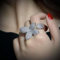 Damen-Ring aus 925er Silber mit Schmetterlingsmotiv, Verlobungsring, Geschenk, größenverstellbar, Silber, DJ032