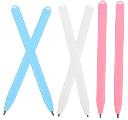 Yardenfun 6 Stück Teiliges Langlebiger für LCD Schreibtafeln Präziser Stylus für Zeichentabletts Vielseitig zum Malen Schreiben Notizen Geeignet für Erwachsene