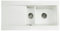 Astini Desire 150 1.5 Bowl Gloss White Ceramic Kitchen Sink & Waste