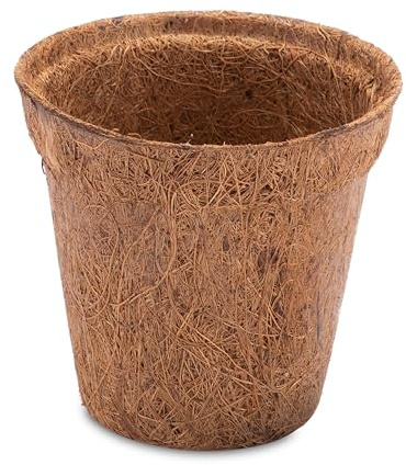ProFlora® Kokos Anzuchttöpfe für eine erfolgreiche Anzucht - Abbaubare Pflanztöpfe ideal für Stecklinge, Setzlinge & Samen (150ml, 100 Stück)