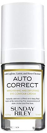 Sunday Riley Auto Correct aufhellende und abschwellende Augenkonturcreme, 0,5 fl. oz.