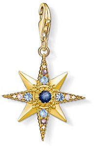 Thomas Sabo Damen Charm-Anhänger Royalty Stern Charm Club 925 Sterling Silber 1714-959-7