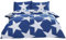 Rapport Wende-Bettwäsche-Set mit Sternen, Polycotton, Marineblau, Doppelbett, Blau
