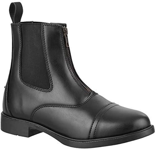 RL24 - Jodhpur Reitstiefelette COMPANION FZ Kunstleder schwarz 40