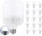 Mengjay E27 LED Kaltweiß 26W LED E27 Glühbirne Ersetzt 250W Glühlampe 2600lm, E27 LED Birnen 6000K, No Flicker，AC 220VV, 360° Abstrahwinkel, Nicht Dimmbar - 15 Stück