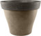 Muddy Hands Diablo Brown Large Plant Pot Tall Round Square Plastic Flower Tree Planter (1, 46 Litre)