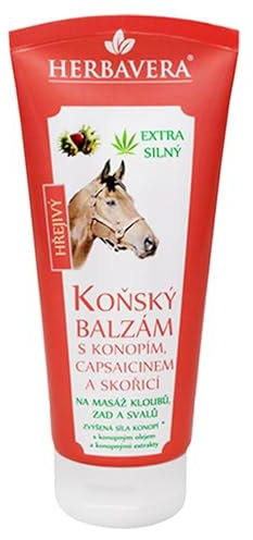 HERBAVERA Pferdesalbe Wärmend Extra Stark mit Hanf und Zimt 200 ml