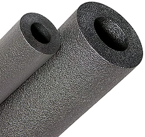 Bricoloco Coquille isolante pour tuyauterie Thermal Insolation, manchon isolant protecteur en mousse polyéthylène pour installations en cuivre, en fer ou en acier (18 mm, 50 mètres)