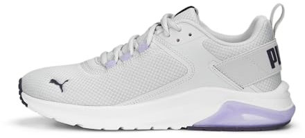 PUMA Unisex Adults' Fashion Shoes ELECTRON E Trainers & Sneakers, FEATHER GRAY-PURPLE CHARCOAL-VIVID VIOLET, 42