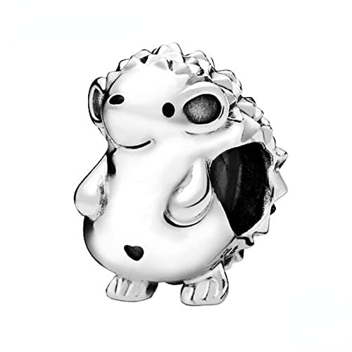 MAITONGG Igel Charms Hohle Perlen Für Frauen 925 Sterling Silber Perlen Passen Pandora Armband Schmuckherstellung Charms Anhänger