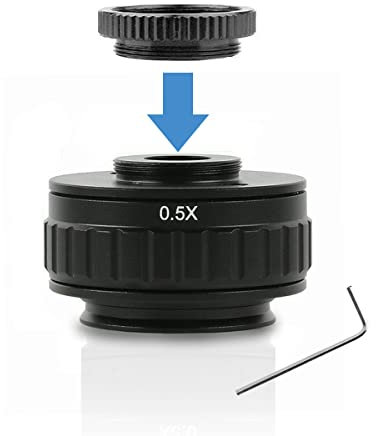 Parco Scientific CM-19 0,5 x CTV Mikroskop-Adapter für Trinokulare Stereo-Mikroskop, mit 5 mm C-CS Objektivadapterring