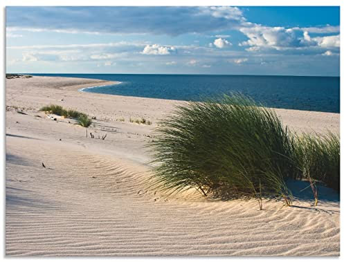 ARTland Wanddeko Wandbild Alu Verbundplatte für Innen & Outdoor Bild 80x60 cm Landschaften Strand T5TV
