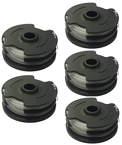 rngcpto Bobine di Ricambio per Parkside PRTA 20-Li A1 / B2 / C3 IAN351753 Bobina di Ricambio e Linea Fili per Tosaerba a Cordless Parkside PRT 550 A1 A3 A5 Linea Trimmer (5pcs)