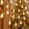 AUAUY Weihnachtsbaum-Lichterketten, 6M/19.6 ft 40 LED Batteriebetriebene Lichterketten, 2 Modi Wasserdichte für Innen-Außen-Hochzeitsfeier Neujahr Garten Weihnachtsdekoration (Warmweiß)