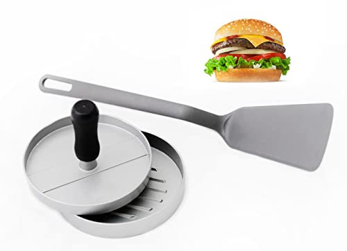 Molde hamburguesas para smash burger + Espatula cocina profesional Pack de accesorios cocina de hamburguesa con Prensa hamburguesas menaje de cocina Molde para hacer hamburguesas